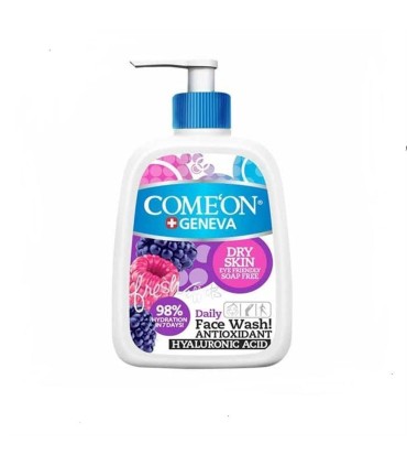 ژل شست و شوي صورت 500 ميل پمپي پوست خشك كامان