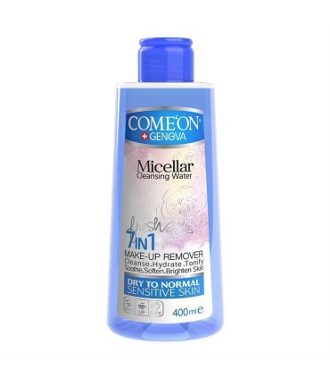 محلول آرايش پاك كن 400 ميل (پوست خشك) كامان