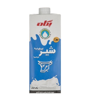 شير استريل 1 ليتر پر چرب پگاه