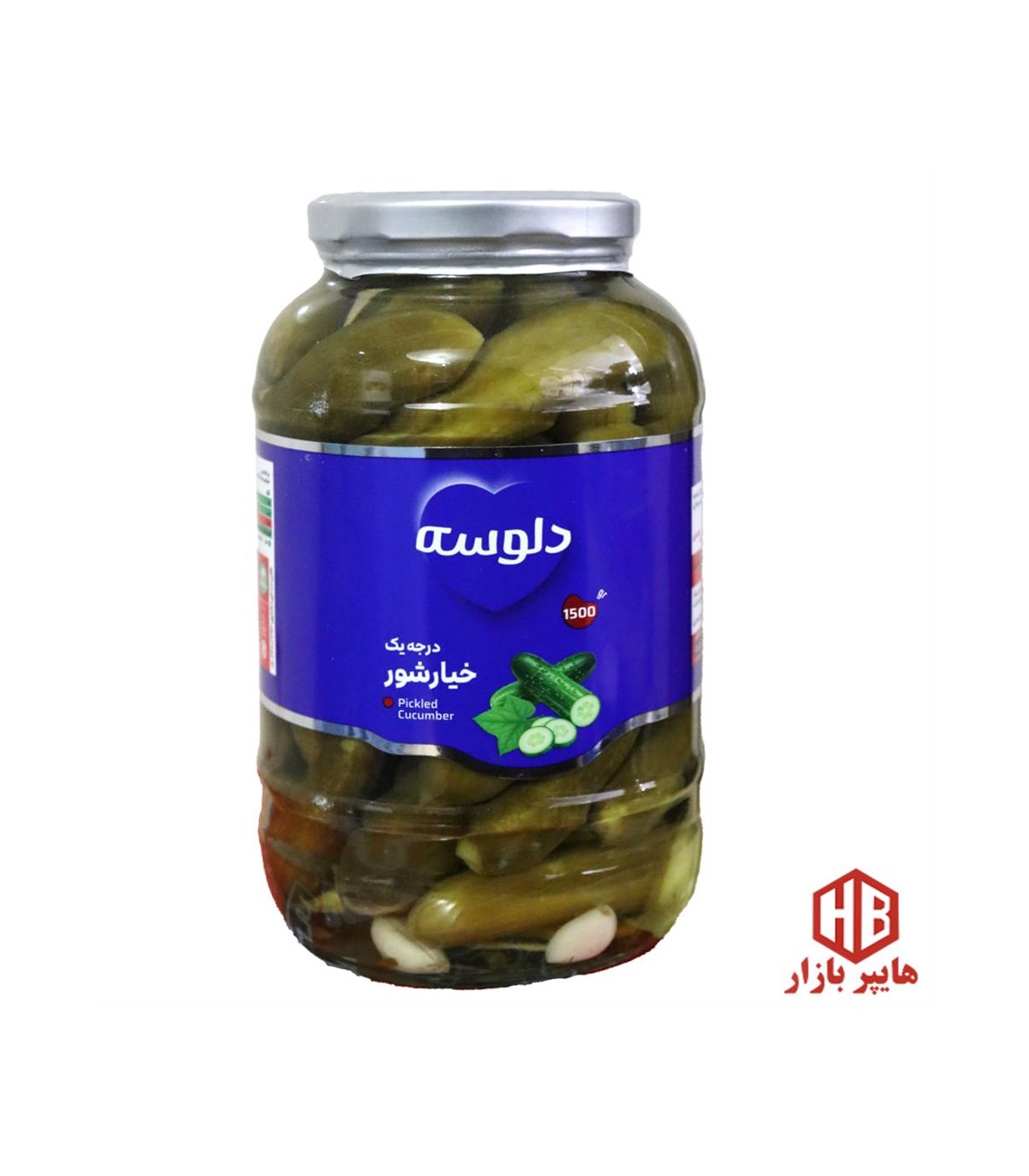 خيارشور 1/5 كيلو درجه يك دلوسه