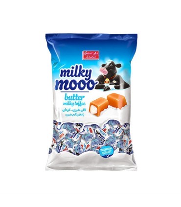 تافي 400 گرم ميلكي مووو شيرين عسل