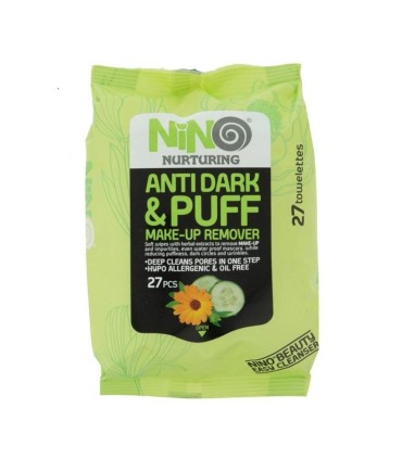 دستمال مرطوب آرايشي 27 برگ ضدپف نينو