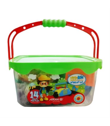 خمير بازي 14 رنگ سطلي كيا كوچولو آريا