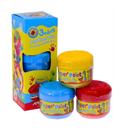 رنگ انگشتي 3 رنگ آريا