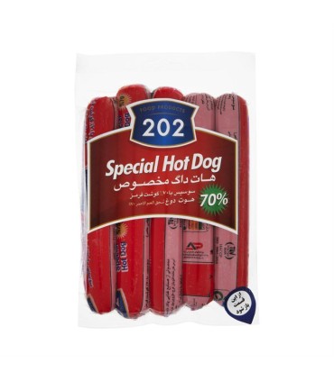 هات داگ 420 گرم 70 % ويژه 202