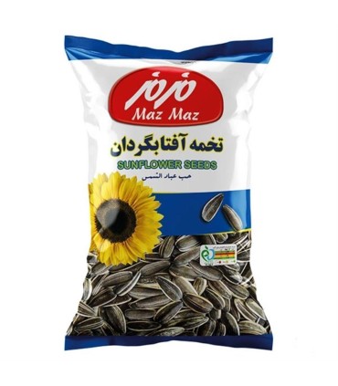 تخمه آفتابگردان 105 گرم نمكي مزمز