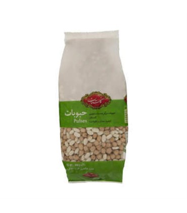 نخود و لوبيا 900 گرم گلستان