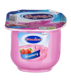 دسر 100 گرم توت فرنگي دومينو