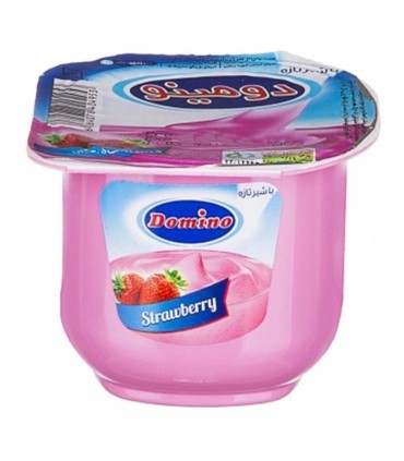 دسر 100 گرم توت فرنگي دومينو
