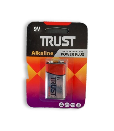 باطري كتابي 9 ولت آلكالاين تراست