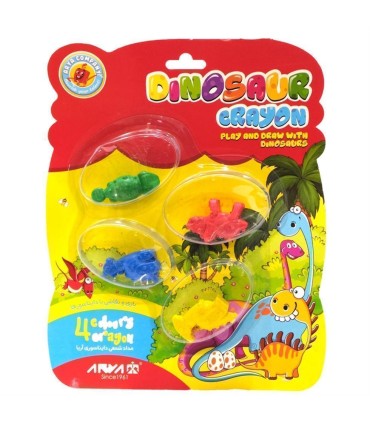 پاستل دايناسوري 4 رنگ آريا