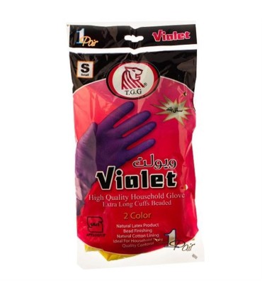 دستكش آشپزخانه ساق بلند كوچك ويولت