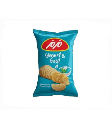 چيپس ماست و ريحان مزمز