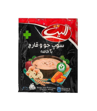 سوپ نيمه آماده جو و قارچ باخامه اليت