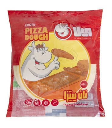 نان نيمه آماده پيزا 4 عددي ويلا