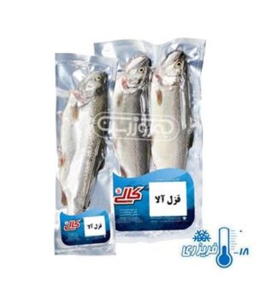 ماهي منجمد 1 كيلو قزل آلا شكم خالي كالي