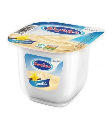 دسر 100 گرم وانيلي دومينو