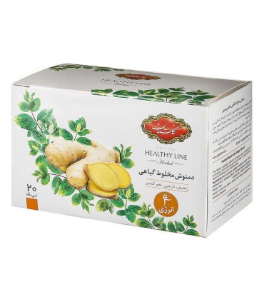 دمنوش 20 عددي انرژي زنجبيل گلستان