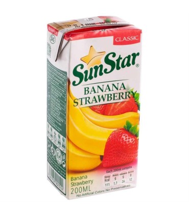 آبميوه 200 ميل موزتوت فرنگي سان استار