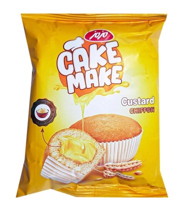 كيك شيفون كرم كاستارد مزمز