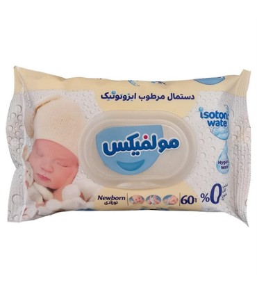 دستمال مرطوب كودك 60 برگ ايزوتونيك مولفيكس