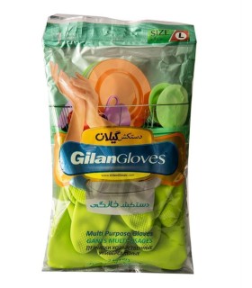 دستكش آشپزخانه ساق كوتاه دورنگ بزرگ گيلان