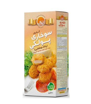 پودر سوخاري 200 گرم پولكي طلايي ترخينه