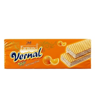 ويفر 165 گرم ورنال پرتقال فرمند