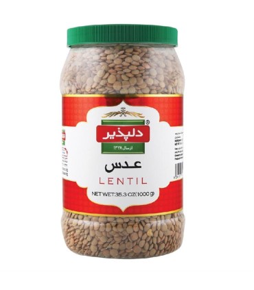 عدس پت 1 كيلوگرم دلپذير