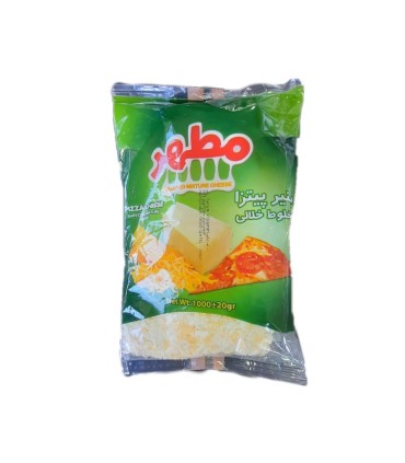 پنير پيتزا 1 كيلو دو رنگ مطهر
