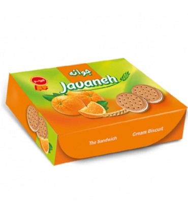 بيسكويت 450 گرم كرمدار پرتقالي جوانه