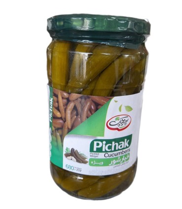 خيارشور 680 گرم ويژه پيچك