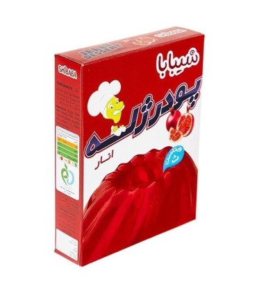 پودر ژله 100 گرم انار شيبابا
