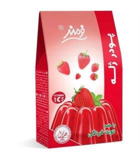 پودر ژله توت فرنگي فرمند