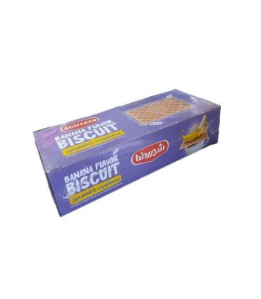 بيسكويت 600 گرم پذيرايي موزي شير رضا