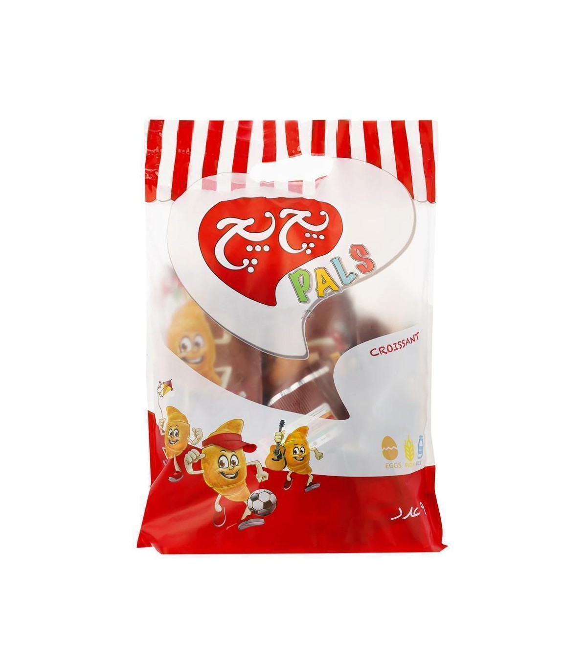 كروسان 9 عددي با مغزي كاكائو پچ پچ