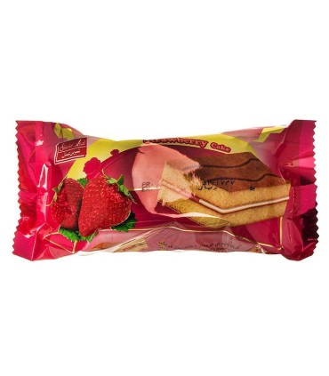 كيك لايه اي ساده توت فرنگي شيرين عسل