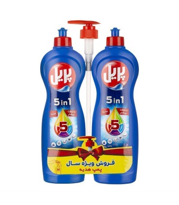 مايع ظرفشويي پك 2 عددي به همراه پمپ پريل