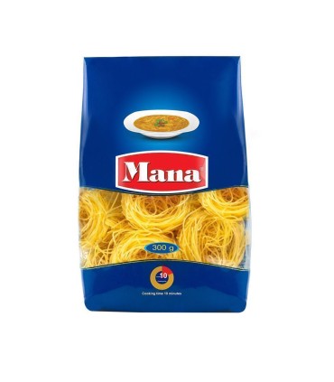 رشته سوپي ورميشل كلافي 300 گرم مانا