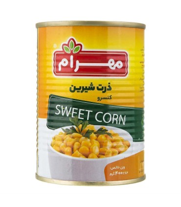 كنسرو 400 گرم ذرت مهرام