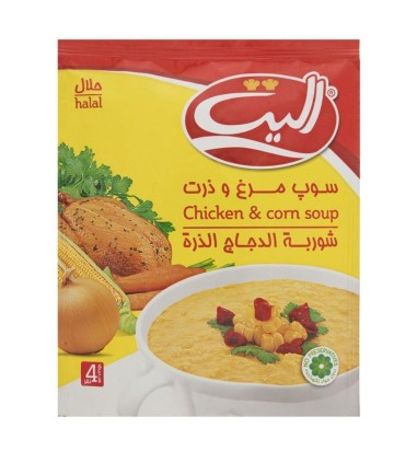سوپ نيمه آماده مرغ و ذرت اليت