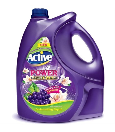 مايع ظرفشويي 4 ليتر گليسيرين بنفش اكتيو
