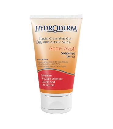 ژل شست و شوي صورت 150 ميل تيوپي پوست چرب هيدرودرم