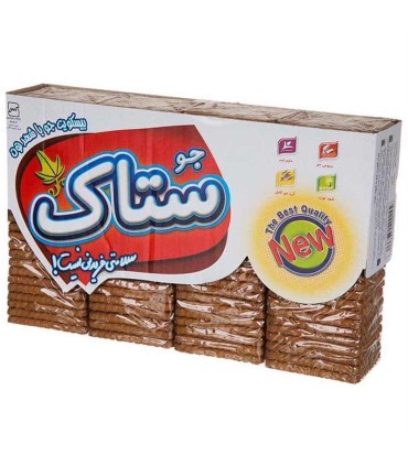 بيسكويت 820 گرم پذيرايي زرين ساده ستاك