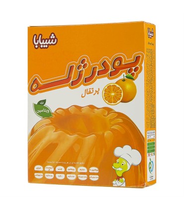 پودر ژله 100 گرم پرتقال شيبابا