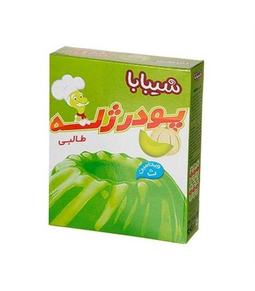 پودر ژله 100 گرم طالبي شيبابا