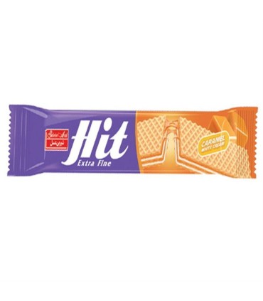 ويفر 30 گرم  هيت كاراملي شيرين عسل