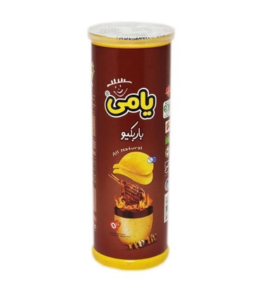 چيپس 180 گرم باربكيو استوانه يامي