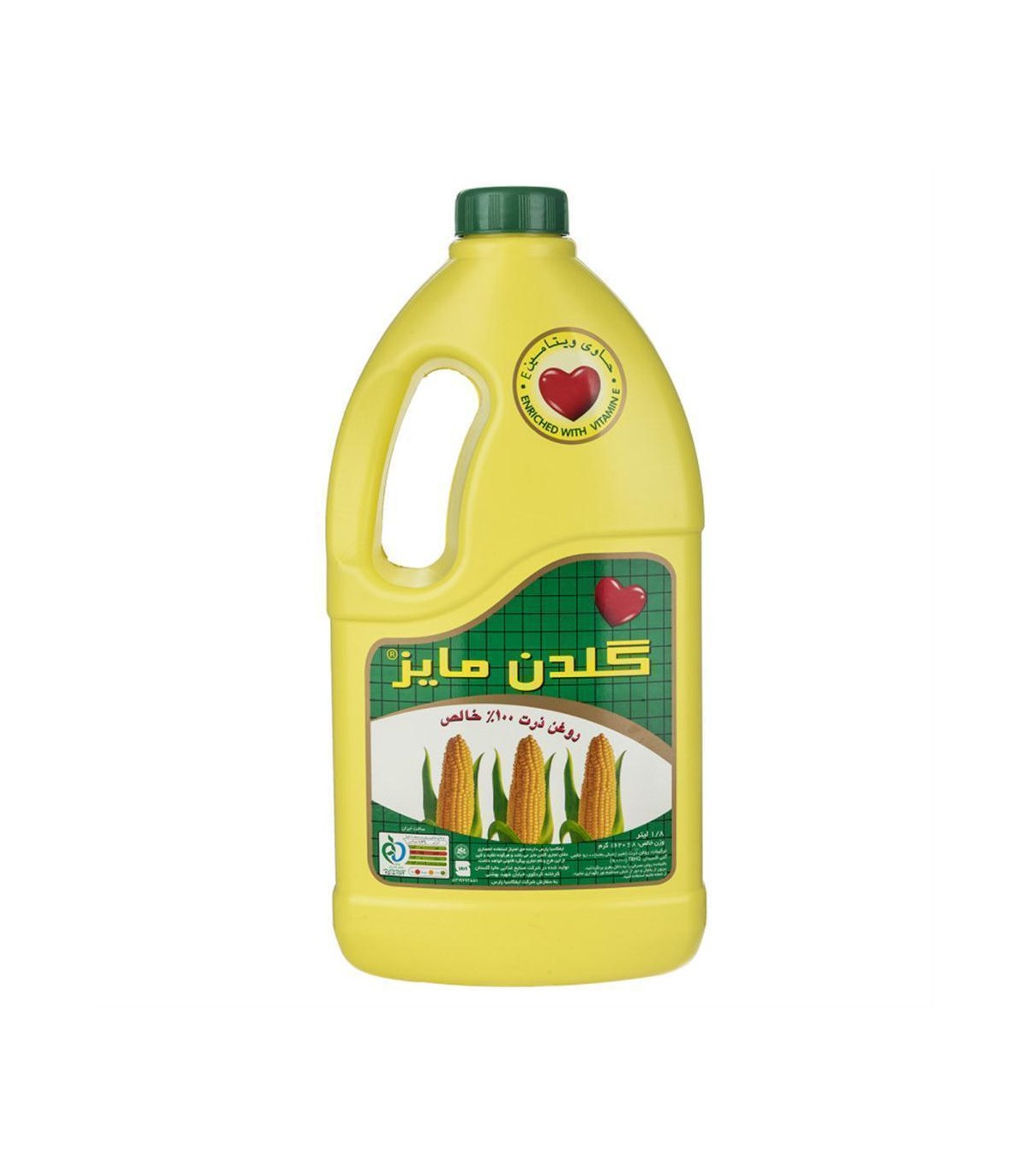 روغن ذرت 1/800 ليتر پلي اتيلن گلدن مايز