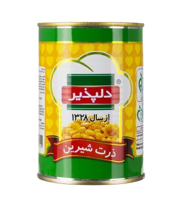 كنسرو 415 گرم ذرت شيرين دلپذير